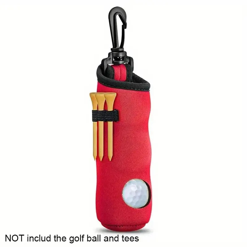 Golf Ball & Tee Pouch — Clip It, Carry It, Stop Digging in Your Pockets