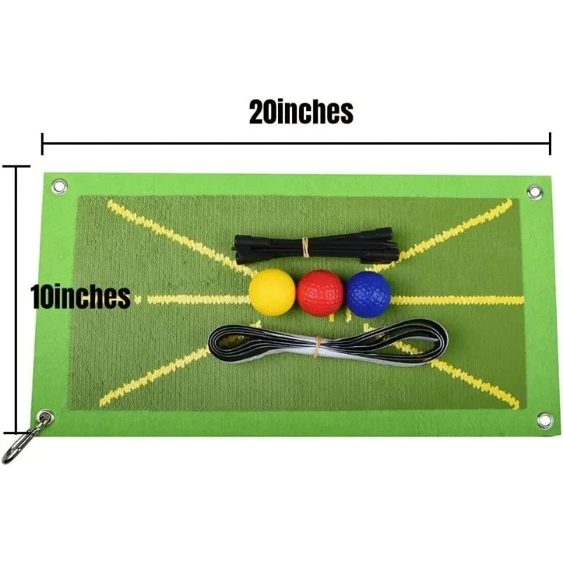 Golf Swing Path Mat — See Your Swing, Fix Your Shot