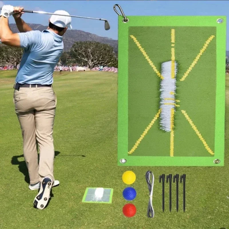Golf Swing Path Mat — See Your Swing, Fix Your Shot