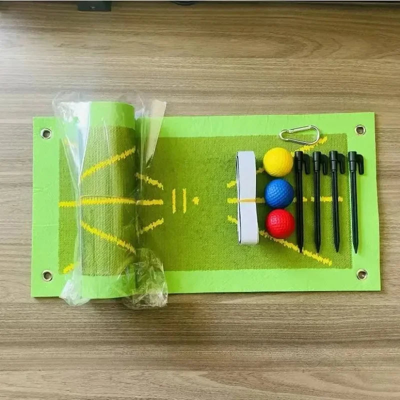 Golf Swing Path Mat — See Your Swing, Fix Your Shot
