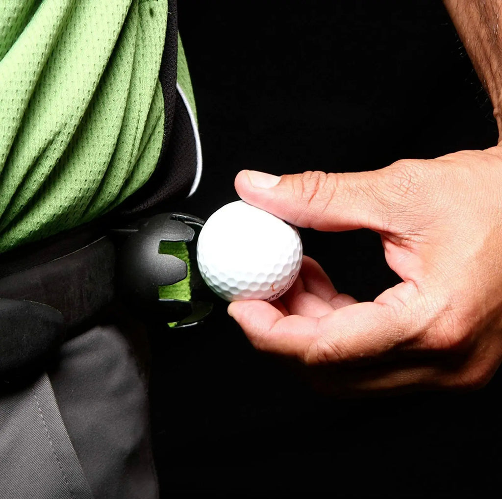 Golf Ball Washer Clip — Twist, Scrub, Clip Back On