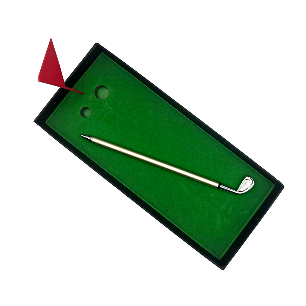 The Desk Set — Mini Golf Pens & Putting Green