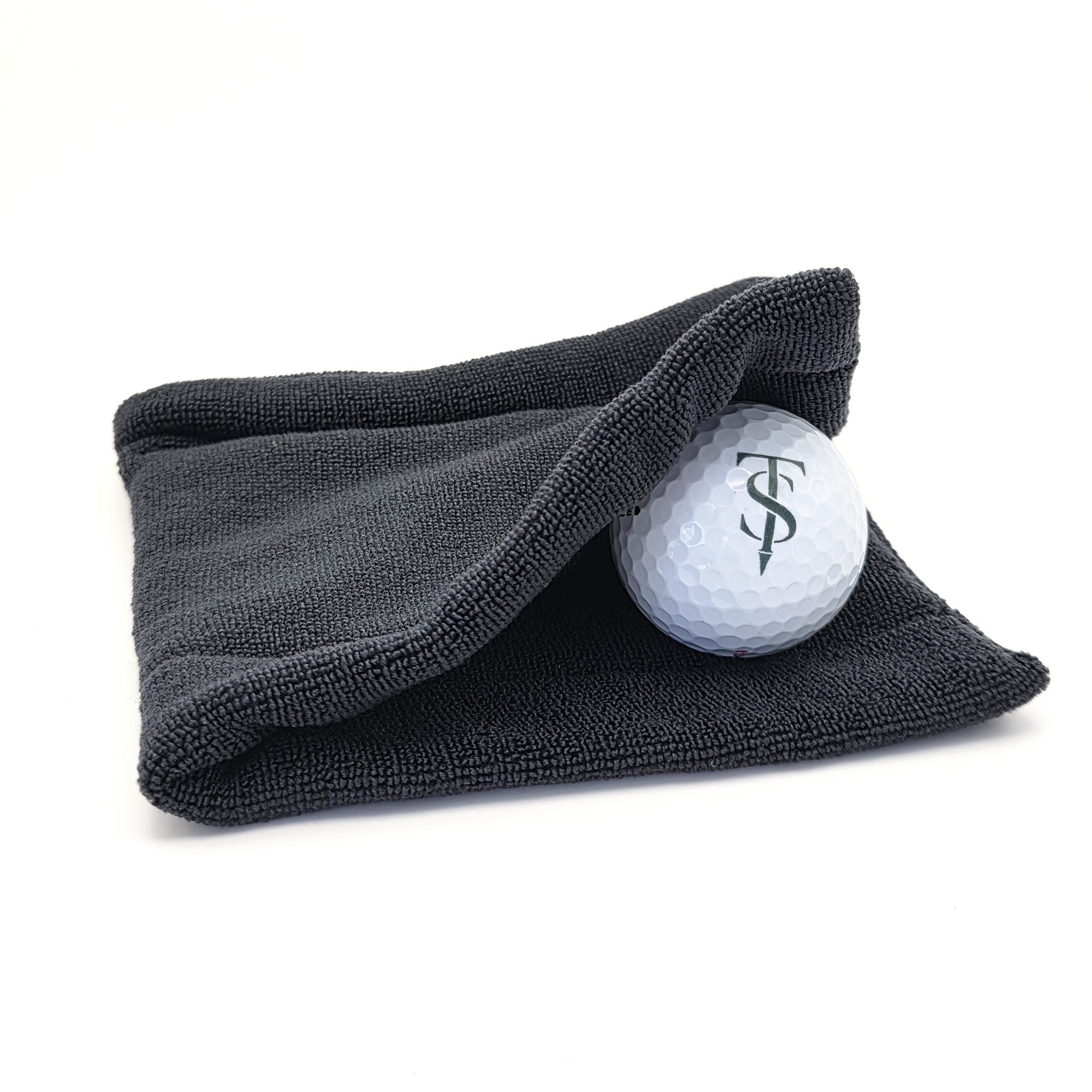 Golf Ball Cleaner Towel – Microfibre Wipe Cloth with Bag Clip