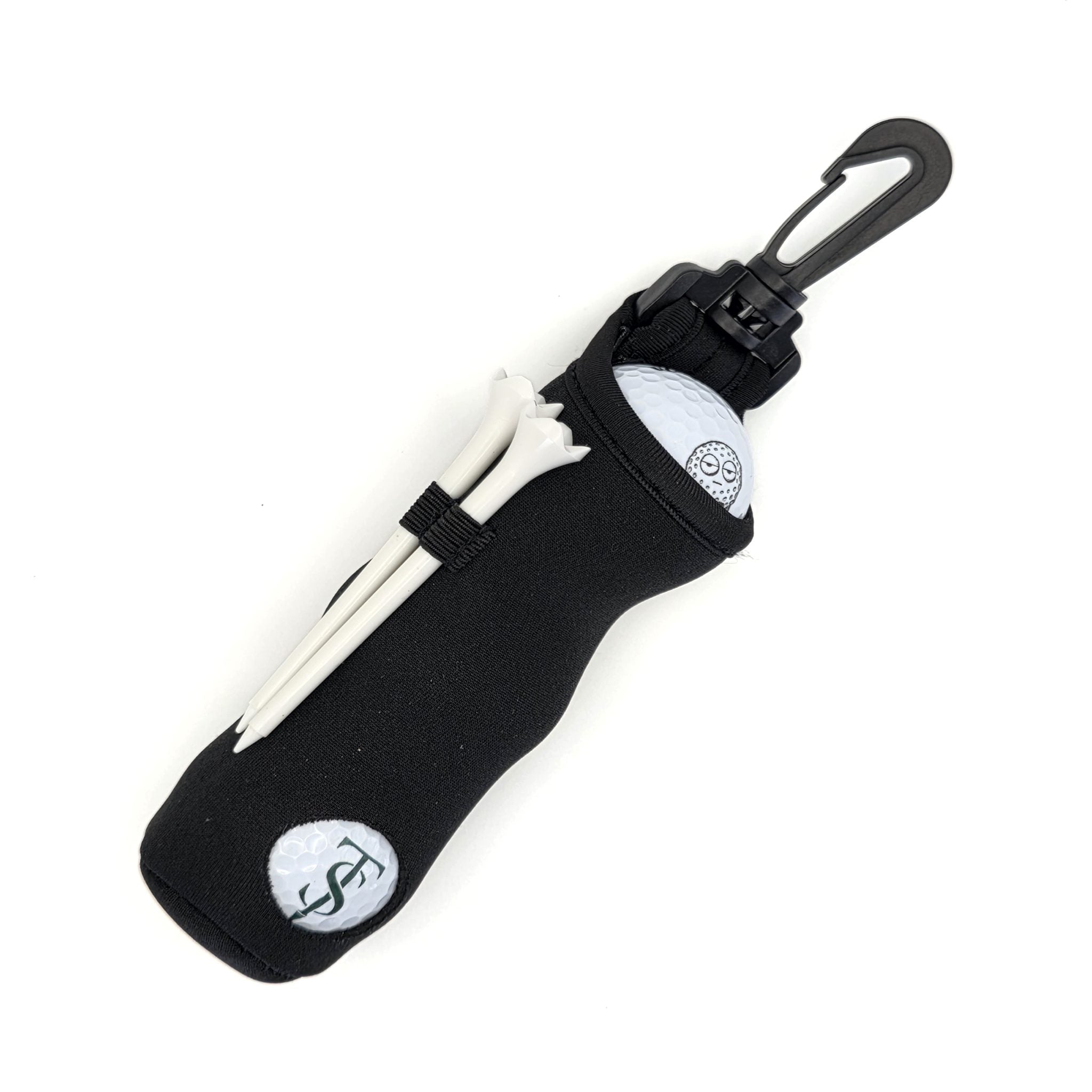 Golf Ball & Tee Pouch — Clip It, Carry It, Stop Digging in Your Pockets