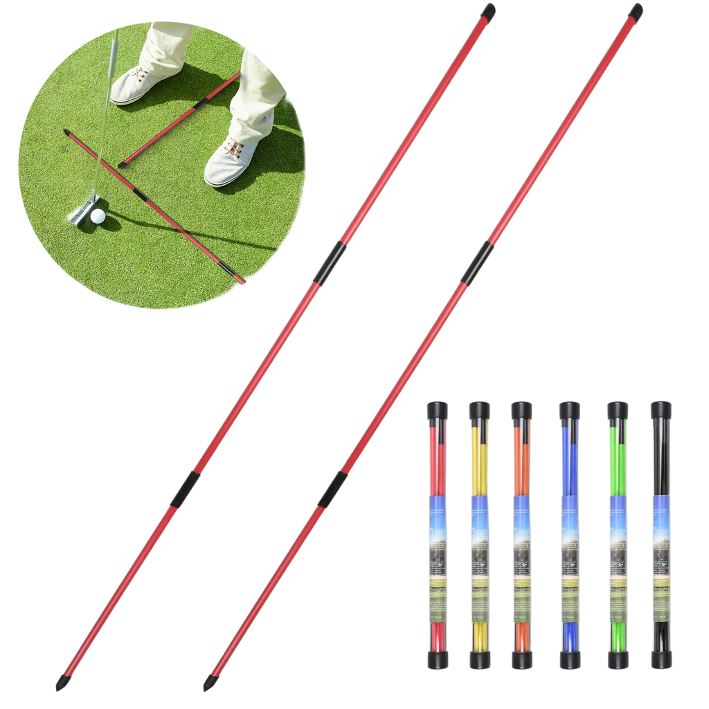 Golf Alignment Sticks — transparent background