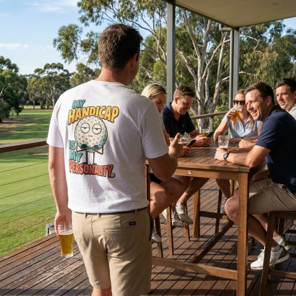 My Handicap Is My Personality — Golf Tee